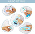 Kids Guitar for Girls, Wooden Musical Instruments Toys with Ukulele, Tambourine, Maracas, Harmonica, Mini Band Sets for
