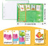 Lachilly Sentence Building Flip Chart, 26 Sentence Builder Game for Vocabulary & Grammar Training