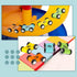 12 Pieces Mini Wooden Car Ramp - Wooden Race Track Toy Cars for Toddler Car Replacement, Aged 6+