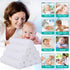 12 Pack-Microfiber 7 9 Inch HOMEXCEL Baby Washcloths Coral Fleece Baby Bath Face Towel x Extra Absorbent Soft Burp