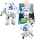 Super Wings 5 Inch Transformable Toys Astra, Airplane Toy Birthday Party Supplies for Preschool Boys Girls Age 3+, White