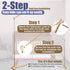 Tuiiopoli 100% Crib Mobile Wooden Arm, Standing Hanger Suitable for All Cribs Natural Larch Hanger Nusery Decor Baby