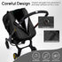 2 Waterproof Baby Car Seat Cover for Doona, Carseat Cover with Plush Dot Lining for Cold Wet Weather, Infant Car Seat