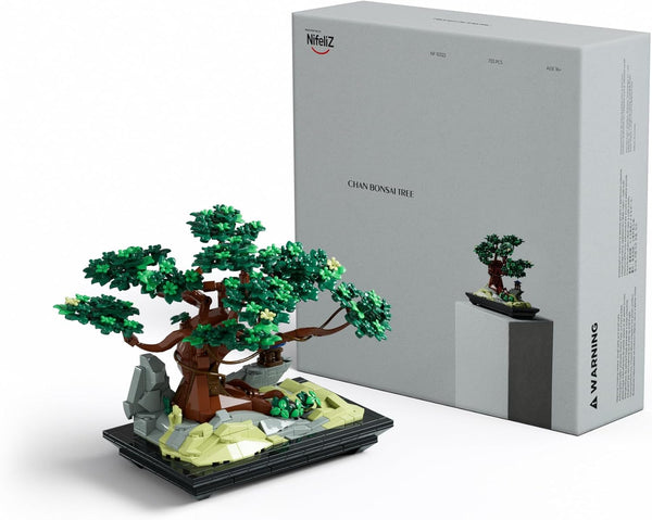 Nifeliz CHAN Bonsai Tree Building Set, Artificial Plant Model Toy for Desk