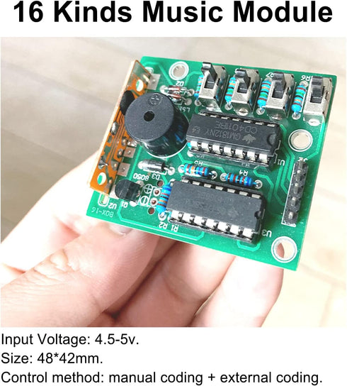 Electronic DIY Kits 16 Music Box Soldering Practice Kit for Teens and Adults, Great Gift for Thanksgiving