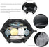 Stylish Black PU Diaper Bag Tote with Wet Bag & Stroller Hooks