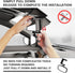 KERHAND 360-Degree 14"-22") (2 Pack) Baby Car Mirror for Rear-Facing Seats,Kids Safety Mirrors with Tool-Free