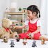 12 Pieces Mini Stuffed Forest Animals, 4.8 Inch Jungle Plush Toys for Animal Themed Parties