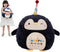 12 Inch Soft Penguin Plush Hugging Pillow - Cute Birthday Penguin Stuffed Animal for Kids, Valentine, Christmas