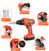 Set 48 Set 3,4,5,6,7,8 Kids Tool Zealous pcs Toddler Tool with Tool Box & Electronic Toy Drill, Pretend Play Kids Toys