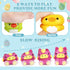 24 Pack Shemira Easter Eggs Filled with Animals Slow Rising Toys, Easter Basket Stuffers Fillers for Kids, Easter Eggs