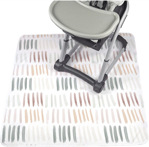 JumpOff Jo - Large Baby Splat Mat for Under High Chair, Booster