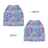 Schgap Mermaid Car Seat Covers Canopy for Baby Nursing Cover Breastfeeding Baby Carrier Cover Stroller Cover for Shower