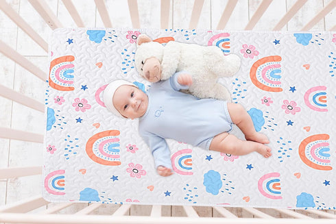 Pack Pack Pack Quilted n Play Sheet Fitted, Breathable Thick Pad for and Play Mattress, and Play Mattress Sheet fits