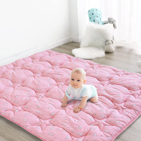SPRINGSPIRIT Baby Play Mat, 43x43 Playmat for Playpen, Thicken Baby Mat for