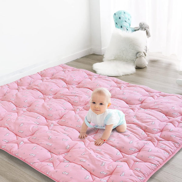 SPRINGSPIRIT Baby Play Mat, 43x43 Playmat for Playpen, Thicken Baby Mat for