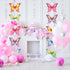 Butterfly Birthday Party Decorations, Supplies for Indoor Home, Outdoor Banner Porch Sign
