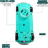 ArtCreativity Light Up Transparent Sensory Car Toy for Kids, 1PC Bump and Go with Colorful Gears and Music