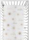 Sweet Jojo Designs Boho Desert Sun Girl Fitted Crib Sheet for Baby or Toddler Bed, Blush Pink & Gold