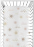 Sweet Jojo Designs Boho Desert Sun Girl Fitted Crib Sheet for Baby or Toddler Bed, Blush Pink & Gold