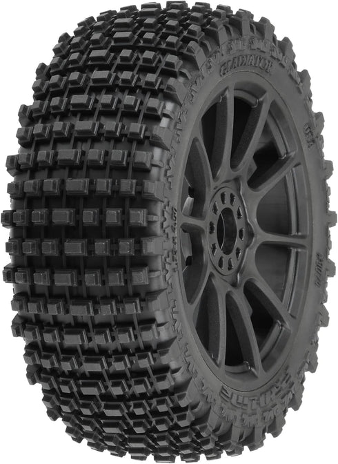 Pro-line Racing 1/8 Gladiator M2 Fr/Rr Bgy Tire MTD Blk Mach 10, 2 PRO907421 RC Tire