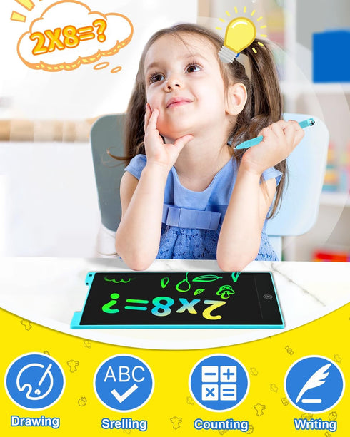 Toddler Kids Toys Gifts - 12 Inch LCD Writing Tablet Doodle Board Pad, Colorful Educational Drawing Tablets