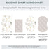 Pobibaby - 2 Pack Premium Bassinet Sheets for Standard Bassinets, Ultra-Soft Jersey Knit, Stylish Floral Pattern