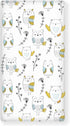 Winpema Owls and Flowers Fitted Crib Sheet Owl Baby Crib Sheet Fit Standard