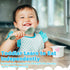 6 Pieces Silicone Baby Feeding Forks and Spoons Set Hot Safety First Stage Self Feeding Supplies Mini Kids Utensils for Over 6 Months Babies Boy Girl Toddlers First Foods (Nature Color) by Nuenen