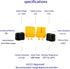 Amass 10 Pair XT60H Bullet Connector Plug, Upgraded XT60 Sheath Female & Male Gold Plated for RC Parts