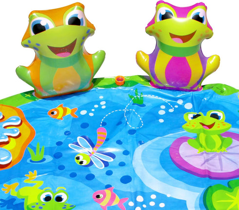 Froggy Pond Splash Water Mat