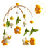 Set OESSUF Baby Mobile for Crib Crib Nursery Mobile for Boys Girls Boho Bee Flower Nursery Decor Soothe Toy Baby Shower