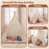wilwolfer Kids Teepee Tent for Girls or Boys with Carry Case, Foldable Play Tent for Toddler Suit for Indoor