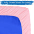 2 Pack, 24" 48" 4" Nap Mat Sheet x x Fitted Elastic Corners Preschool Day Care Rest Nap Mat Cover, Soft & Breathable