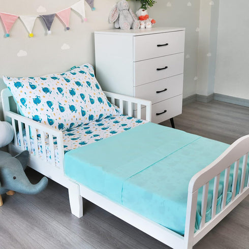 Biloban 3-Piece Toddler Sheet Set Microfiber, Toddler Bedding Set Includes Crib Mattress
