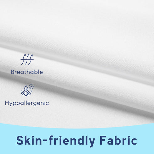 Cot Sheets for Daycare, Standard Size, 23" x 51", Toddler Cot Sheets, Breathable Microfiber Sheet Cover for Preschool