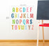 DECOWALL DS8-1701A Uppercase Alphabet ABC Letter Kids Wall Stickers - Peel and Stick Removable Wall Decals