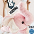 uoozii 24" 5 | Pounds Pink Elephant Weighted Stuffed Animals with Unscented Microwavable Heating Pad, Cute Coolable