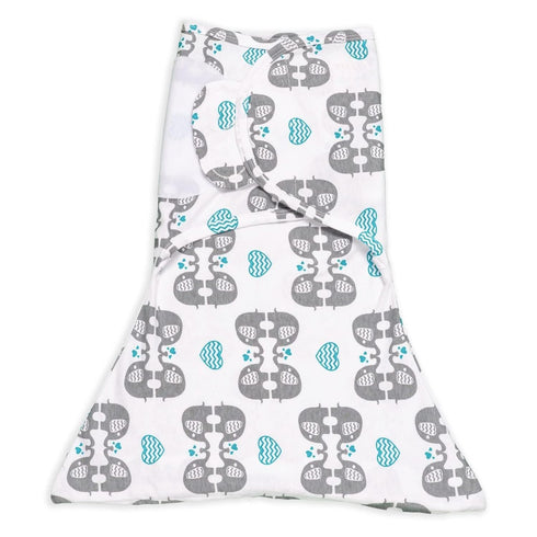 SleepingBaby Zippy Swaddle - 100% Cotton Newborn Swaddle Transition Wearable Blanket with