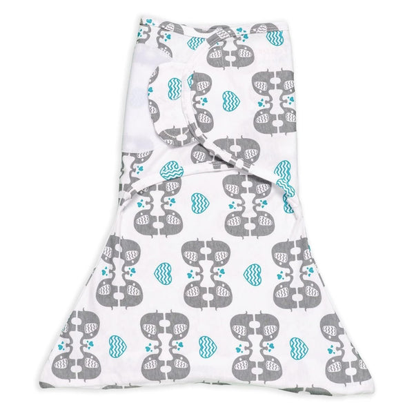 SleepingBaby Zippy Swaddle - 100% Cotton Newborn Swaddle Transition Wearable Blanket with