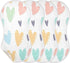 YETTASBIN Love Heart Muslin Baby Burp Cloth, Super Soft Absorbent Cotton Burp Rag Baby Bibs Feeding Cloth for Newborn