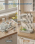 cicike Countertop Baby Bottle Drying Rack with Brush & Soap Organizer, Space Saving Dryer Holder for Breast Pump Parts