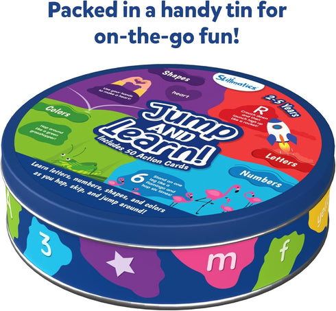 Skillmatics Flash Cards for Toddlers, Jump & Learn Letters, Numbers, Shapes & Colors for Ages 2-5