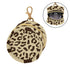 Leopard Print Round Pacifier Storage Case with Zipper, Portable Pacifier Case for Travel, Diaper Bag & Purse, Pacifier