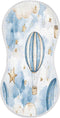 YETTASBIN Hot Air Balloon Muslin Baby Burp Cloth, Super Soft Absorbent Cotton Burp