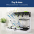 Set, 3-Pack, Dr. Brown's Baby Bottle Drying Tower, Stand-Up Drying Rack with Reusable Sponge Baby Bottle Cleaning Brush