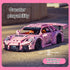 Pink Technic Super Sports Car Building Block Model, 1288pcs, 1:14, Adult Collector Car Model
