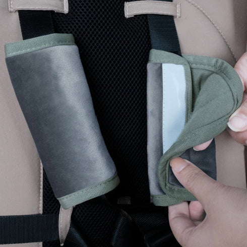 COOLBEBE 3-in-1 Set Upgraded Babybody Support & Strap Covers for Newborn Infant - Extra Soft Car Seat Insert Cushion