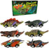 DINOBROS Dinosaur Toy Pull Back Cars, 6 Pack, Dino Toys for 3 Year Old Boys and Girls