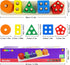 PEBIRA Montessori Toys for Toddlers - Wooden Sorting & Stacking Toys for 1 to 3-Year-Old Boys Girls
